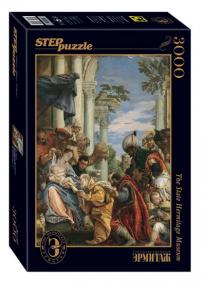 Puzzle 3000 Veronese Klanění tří králů (ze sbírek ruských muzeí)