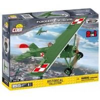 Stavebnice COBI 2976 Great War Stíhací letoun Fokker E.V (D. VIII)/155 kostek+1 figurka