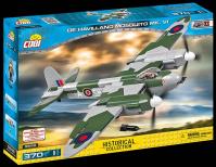 Stavebnice COBI 5542 II World War Bombardér De Havilland Mosquito/370 kostek+1 figurka