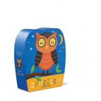 Mini Puzzle: Sleepy Owl/Spící Sova (12 dílků)