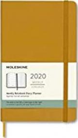 Moleskine: Plánovací zápisník 2020 tvrdý žlutý L