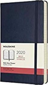 Moleskine: Diář 2020 denní tvrdý modrý L