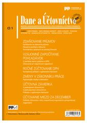 Dane a Účtovníctvo 1/2013