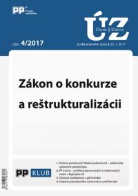 UZZ 4/2017 Zákon o konkurze a reštrukturalizácii