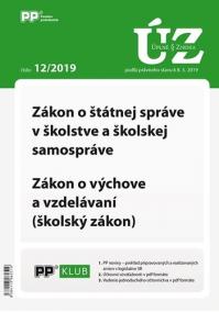 Úplne znenia zákonov 12-2019