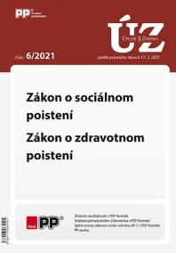 UZZ 6/2021 Zákon o sociálnom poistení, Zákon o zdravotnom poistení