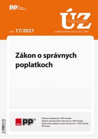 UZZ 17/2021 Zákon o správnych poplatkoch