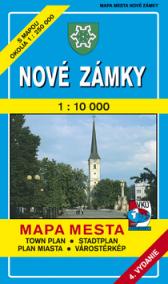 Nové Zámky 1 : 10 000 Mapa mesta Town plan Stadtplan Plan miasta Várostérkép