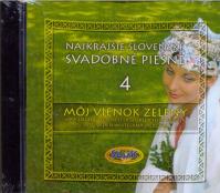 Najkrajšie slov.svadobné piesne 4-CD-Môj vienok zelený