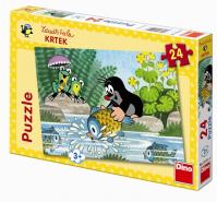 Krtek a rybka puzzle 24 dílků