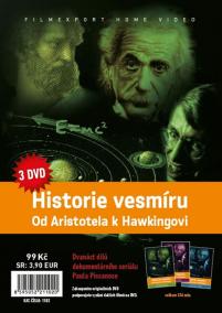 Historie vesmíru: Od Aristotela k Hawkingovi - 3 DVD v papírové pošetce s letákem