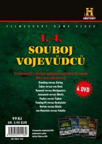 Souboj vojevůdců 1-4 – 4 DVD