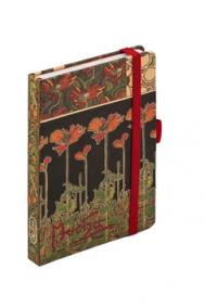 Alfons Mucha Dark Poppies journal notes