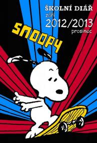 Snoopy - školní diář 2012/2013 (září 2012 - prosinec 2013)