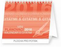 Plánovací kalendár s citátmi - stolový kalendár 2016