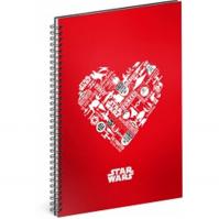 Blok Star Wars Red, 14,8 x 21 cm