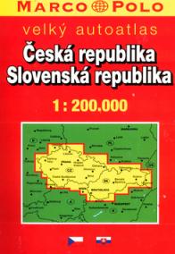 Česká republika, Slovenská republika 1:200 000