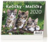 Kalendář stolní 2020 - Minimax Kočičky/Mačičky