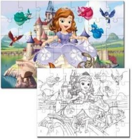 Sofia the first puzzle 108 dílků