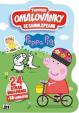 Peppa - Tvarované omalovánky se samolepkami