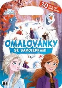 Omalovánky se samolepkami - Ledové království