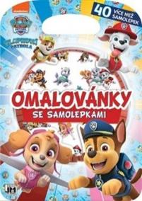 Omalovánky se samolepkami - Tlapková patrola