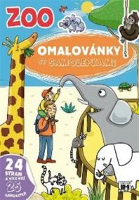 Omalovánky se samolepkami - Zoo