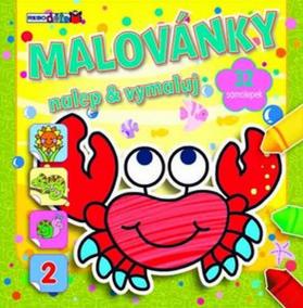 Malovánky Krab - nalep a vymaluj