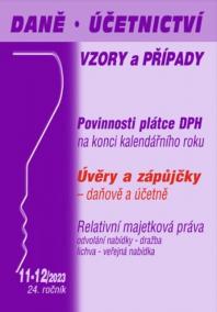 DÚVaP 11-12/2023 DPH na konci roku 2023, Úvěry a zápůjčky