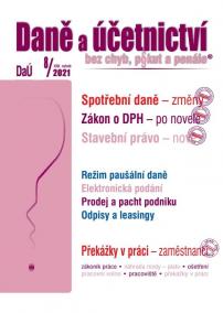 DaÚ 8/2021 Zákon o DPH - novela od 1. če