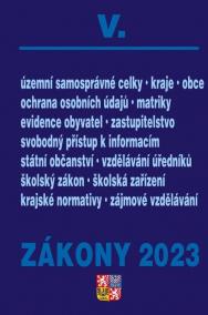 Zákony V 2023 Veřejná správa, Školství