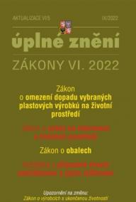 Aktualizace VI/5 2022 Zákon o obalech - Zákon o omezení dopadu vybraných plastových výrobků na životní prostředí