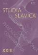 Studia Slavica XXIII/1