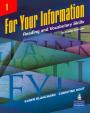 For Your Information: Reading and Vocabulary Skills, DVD (Levels 1 and 2)