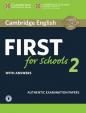 Camb Eng First for Schools 2 revised 2015: Self-Study Pack (Student´s Book with