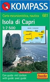 Isola di Capri 681 - mapa 1:7 500