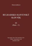 Bulharsko-slovenský slovník III.