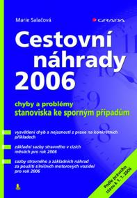 Cestovní náhrady 2006 - chyby a problémy, stanoviska ke sporným případům