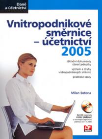 Vnitropodnikové směrnice - účetnictví 2005 + CD