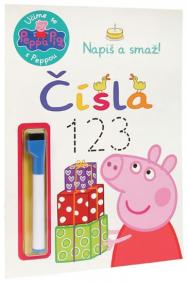 Peppa Pig Učíme se s Peppou, Napiš a smaž! Čísla