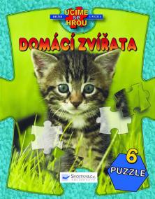 Domácí zvířata - Učíme se hrou - 6 puzzle