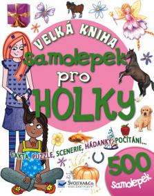 Velká kniha samolepek pro holky