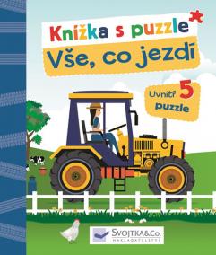 Vše, co jezdí - Knížka s puzzle