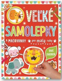 Divé zvieratá - Veľké samolepky pre malé ruky