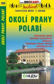 Okolí Prahy, Polabí turistická mapa 1:100 000