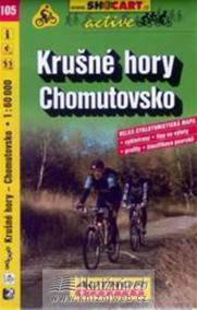 Krušné, Chomutovsko 1:60T - cyklomapa