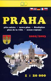 Praha plán města 2002/2003   1:20 000