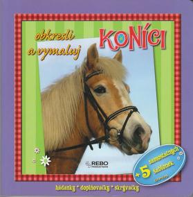 Koníci - obkresli a vymaluj