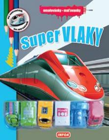 Omalovánky / Maľovanky - Super vlaky + 6 hračiek