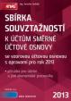 Sbírka souvztažností k účtům směrné účtové osnovy 2013